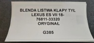 cap moulding bonnet rear part LEXUS ES VII 18- original 76811-33320