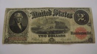 Banknot 2 dolary 1917 r. large USA - stan 4