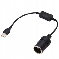 Do autozapaľovača USB 5V až 12V prevodníky