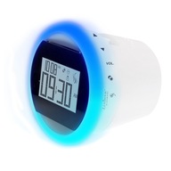 Rádiós ébresztőóra Lexibook fehér, aromásítóval