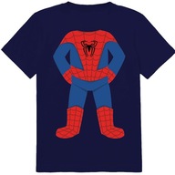 KOSZULKA DZIECIĘCA T-SHIRT DLA DZIECKA SPIDER MAN STRÓJ SUPERBOHATERA 116