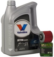 Motorový olej Valvoline SYNPOWER 4 l 10W-40 + Hiflofiltro HF145 olejový filter
