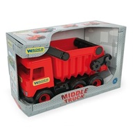 Wader 32111 Wywrotka czerwona Middle Truck w kartonie