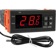 ELEKTRONIKUS TERMOSZTÁT HŐMÉRSÉKLETSZABÁLYOZÓ szondával __ FŰTÉS/HŰTÉS