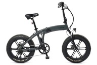 Elektrický skladací bicykel Fatbike 20 Posilňovač Skladanie 3 Režimy Kotúče