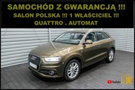 Audi Q3 Salon POLSKA + 1 Właściciel + SERWIS +