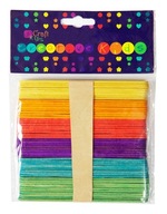 KREATÍVNE PATYČKY 50 KS FAREBNÉ KSPA-002