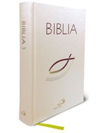 Biblia z rybką biała