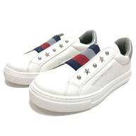 PÓŁBUTY SNEAKERSY TOMMY HILFIGER WHITE R. 35