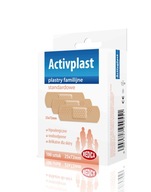 Zestaw plastrów familijnych Activeplast Medica 100szt 2,5x7,2cm