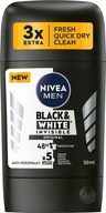 NIVEA MEN Antyperspirant w sztyfcie Black & White Original, 50 ml