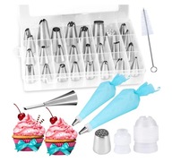 TORTADÍSZÍTŐ SZETT Cukrász ujj , Tartozékok , Dekorátor 32 db-os