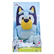 MASKOT BLUEY 35cm HOVORÍ VZORY BANDIT BINGO CHILLI