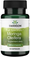 Swanson Moringa Oleifera 400mg 60kaps. Olejodajnia Antyoksydant Energia