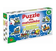 PUZZLE PRE BATOĽATÁ - STAVEBNÉ STROJE ALEX