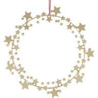 Meri Meri - Lesklý vianočný veniec Sparkly Star Wreath