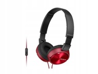 Słuchawki nauszne Sony MDR-ZX310AP czerwone