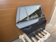 complete door right rear part SKODA SUPERB II black,