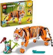 LEGO Creator Kocky Majestátny Tiger Panda Karp 3w1 31129