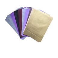 100x Papier do pakowania bukietów Papier perłowy Mieszany kolor Prosty styl B