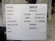 Dacia Logan light front right 8200211006 89029770