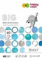 Blok techniczny biały BIG A4, 60 kartek
