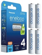 Akumulatorki AAA Panasonic Eneloop 800mAh 4 sztuki