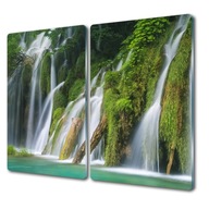 Szklana deska kuchenna Wodospady Chorwacja 2x30x52
