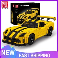 Súpravy kociek kráľa foriem Dodge Viper Supercar MOC