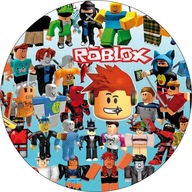 OPŁATEK NA TORT PAPIER CUKROWY ROBLOX