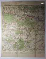 Mapa Krzeszowice, Rybna, Kaszów, Czułów, Rudawa, Przeginia, Zalas, 1954