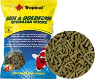 TROPICAL Koi&Goldfish Spirulina Sticks 90g/1L Pokarm do Stawu Oczka