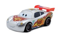 DISNEY CARS AUTA SREBRNY ZYGZAK WORLD GRAND PRIX