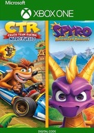 CRASH TEAM RACING NITRO-FUELED + ZESTAW GIER SPYRO XBOX ONE SERIES X|S