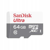 KARTA PAMIĘCI 64 GB SANDISK micro SD ULTRA