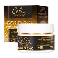 CELIA De Luxe Gold 24K krem do twarzy na noc 70+