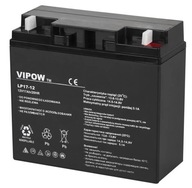 Akumulator żelowy 12V 17Ah Vipow BAT0212 UPS AGM