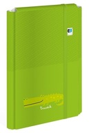 Teczka INTERDRUK BB A4+ z gumką zielona - KROKODYL