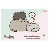 Technický blok A4, 10k. PUSHEEN