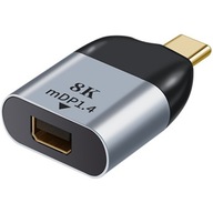 ADAPTER MINI DISPLAYPORT mDP DO USB-C 1.4 8K 60HZ TYP C DP KONWERTER V4