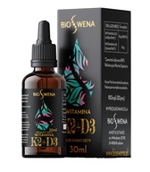 Witamina K2 + D3 K2 MK7 30ml w kroplach BIOSWENA