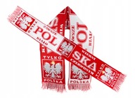 SZALIK KIBICA *POLSKA* TKANY 148x20 CM REPREZENTACJA POLSKI, EURO 2024