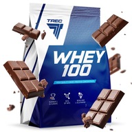 PYSZNE BIAŁKO WPC Trec Whey 100 900g PROTEINY NA MASĘ MIĘŚNIE DO TRENINGU