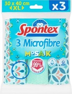 Ściereczka SPONTEX Mosaik z mikrofibry 3 sztuki