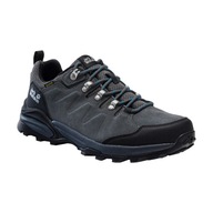 Buty trekkingowe męskie Jack Wolfskin Refugio Texapore Low szaro-czarne 46