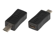 Adapter USB gniazdo microUSB-wtyk microUSB