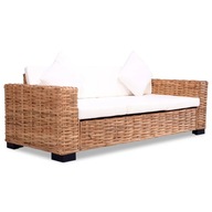 Sofa Komplet wypoczynkowy, 15 części, naturalny rattan