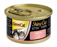 GimCat ShinyCat Kurczak w galarecie 70g. KITTEN