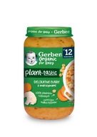 GERBER ORGANIC Obiadek PLANT-TASTIC Delikatne curry z warzywami 250g