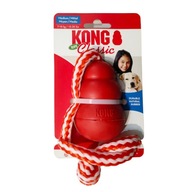 Kong Classic M Rope Zabawka dla psa z liną